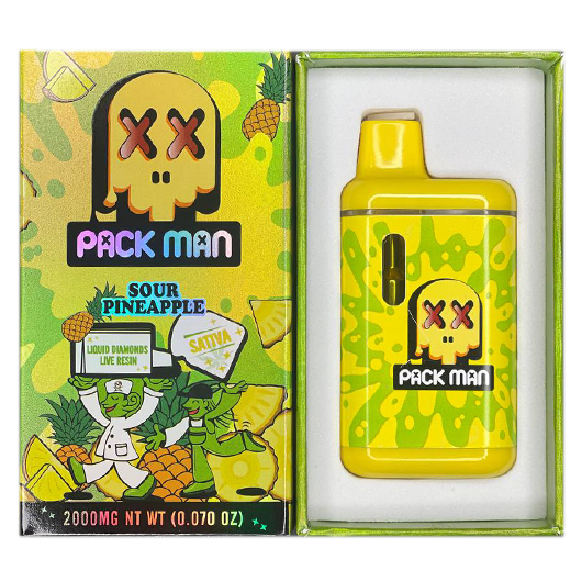 Packman Disposable Sour Pineapple