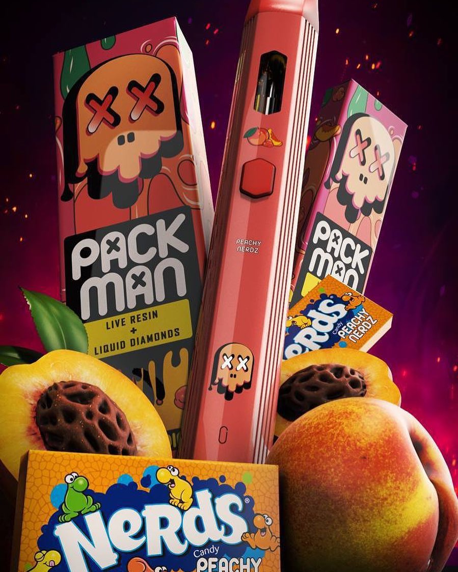 Packman Peachy Nerdz – 2g Disposable