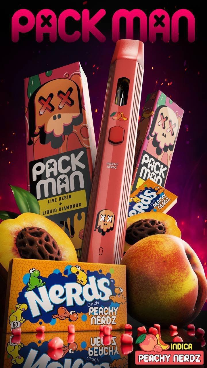 Packman Disposable Peachy Nerdz - Image 3
